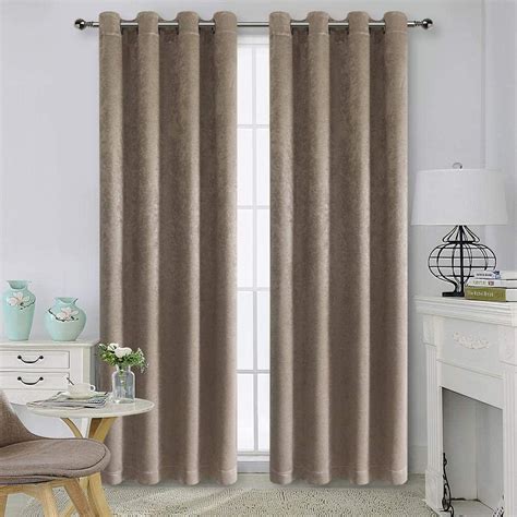 grommet top celine taupe 84 triple layer blackout curtain|blackout grommet curtains.